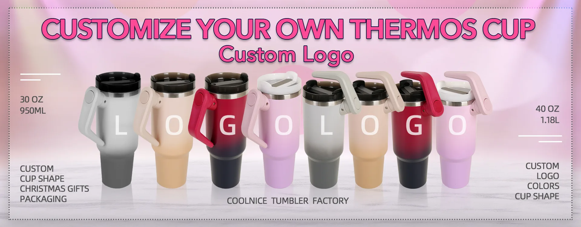 Customization Logo Tumbler