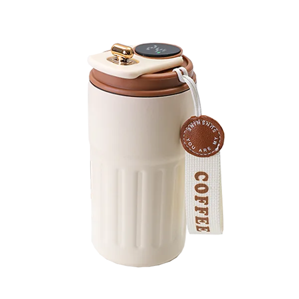 Smart Display Temperature Tumbler with Lid
