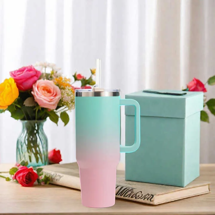 custom gradient tumbler as a gift 