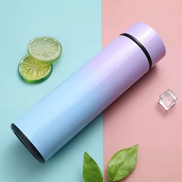 500ml smart gradient tumbler with LED screen