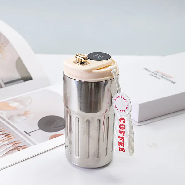 smart gradient tumbler with display