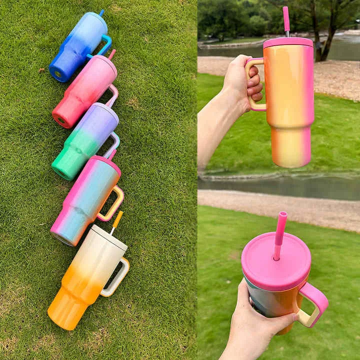 Visual Appeal of grdient tumbler
