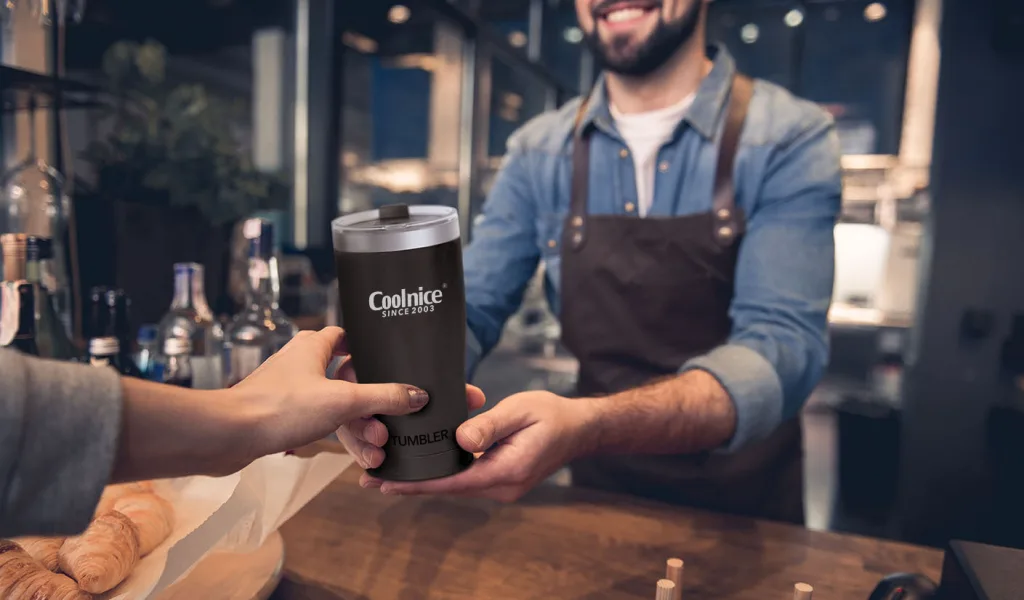 Coolnice logo tumbler