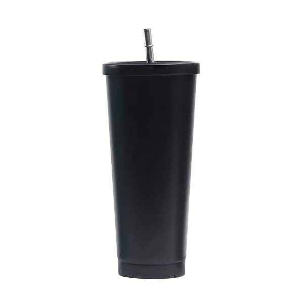eak-Proof Coffee Tumbler with Lid and Straw for Everyday Use