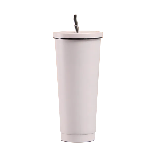Large Capacity Coffee Tumbler with Straw Perfect for Travel