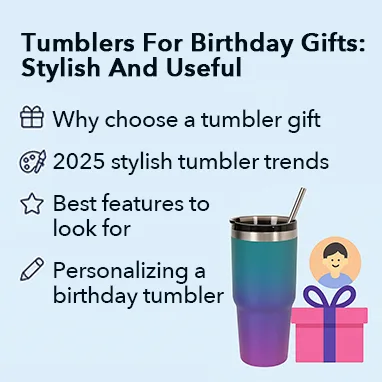 Tumblers for Birthday Gifts: Stylish and Useful Ideas for 2025