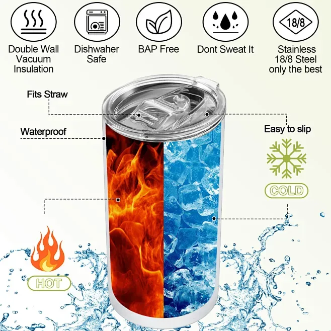 tumbler can remains hot coffee for 6-12 hours, and cold drinks stay for 12-24 hours