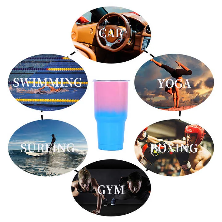 Multiple functions Gradient tumblers