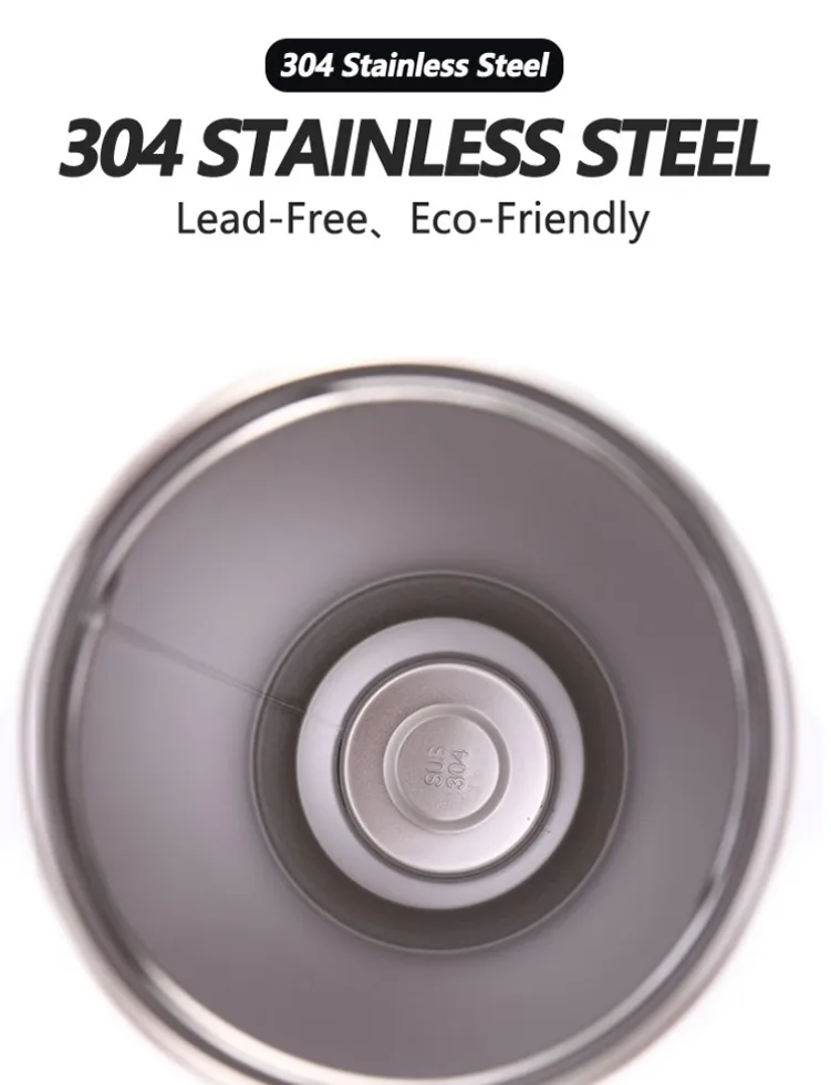 coolnice tumbler use eco-friendly 304 stainless steel material to custom all kind of vacuum botter