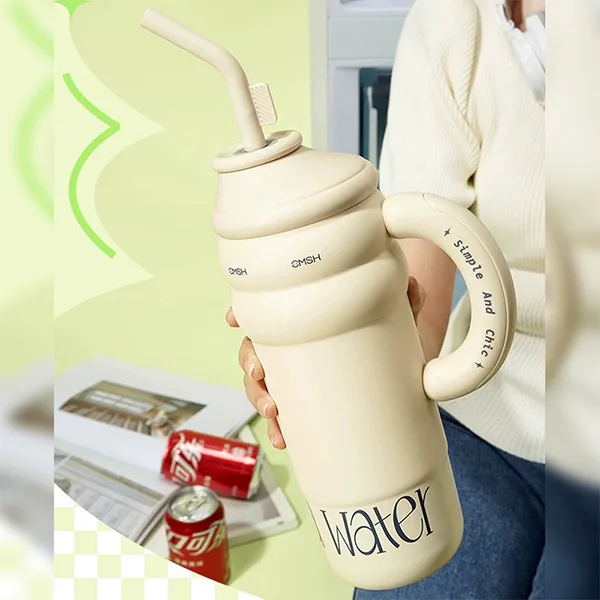 personalized tumbler with stainless steel design