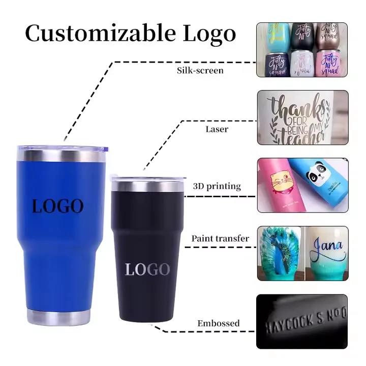 the mainly reaon Why Custom Tumblers Are Trending is it accpetable multiple printing, such as silkscreen printing, laser,3D printing, paint transfer