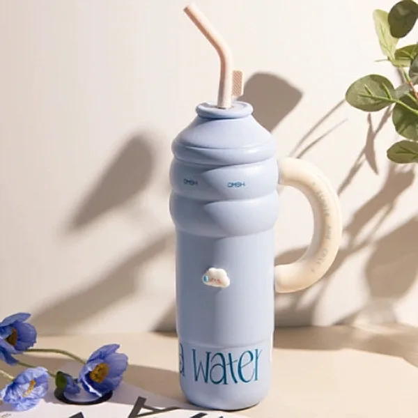 portable tumbler for cold beverages
