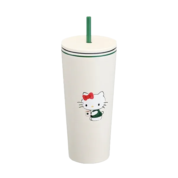 Custom Coffee Tumbler with Straw for Hot and Cold Drinks