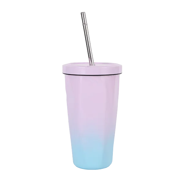 Portable 450ml Gradient Tumbler Custom Logo Gift Cups