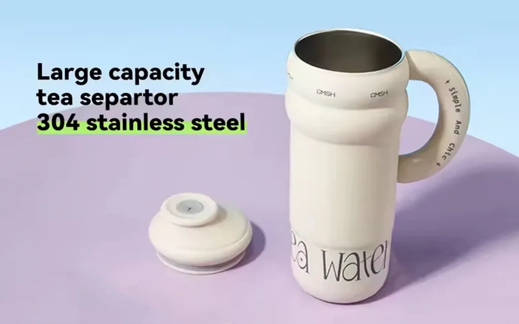 leisure tumbler with handle and lid