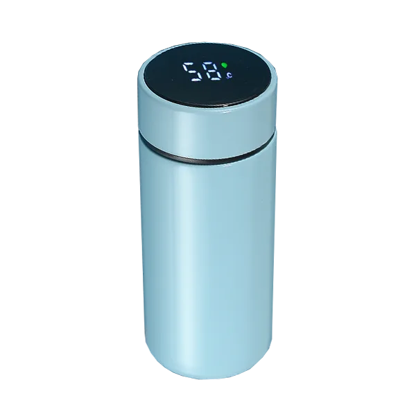 Smart Display Mini Tumbler Vacuum Flask Thermos Cup Leakproof 304 Steel