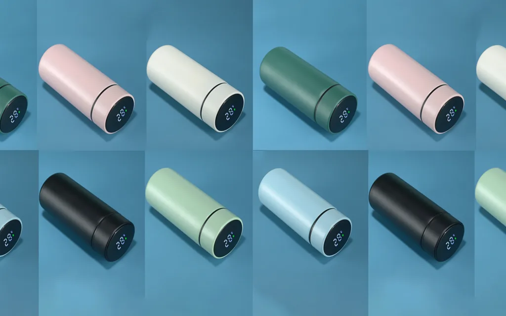 mini tumbler with temperature display