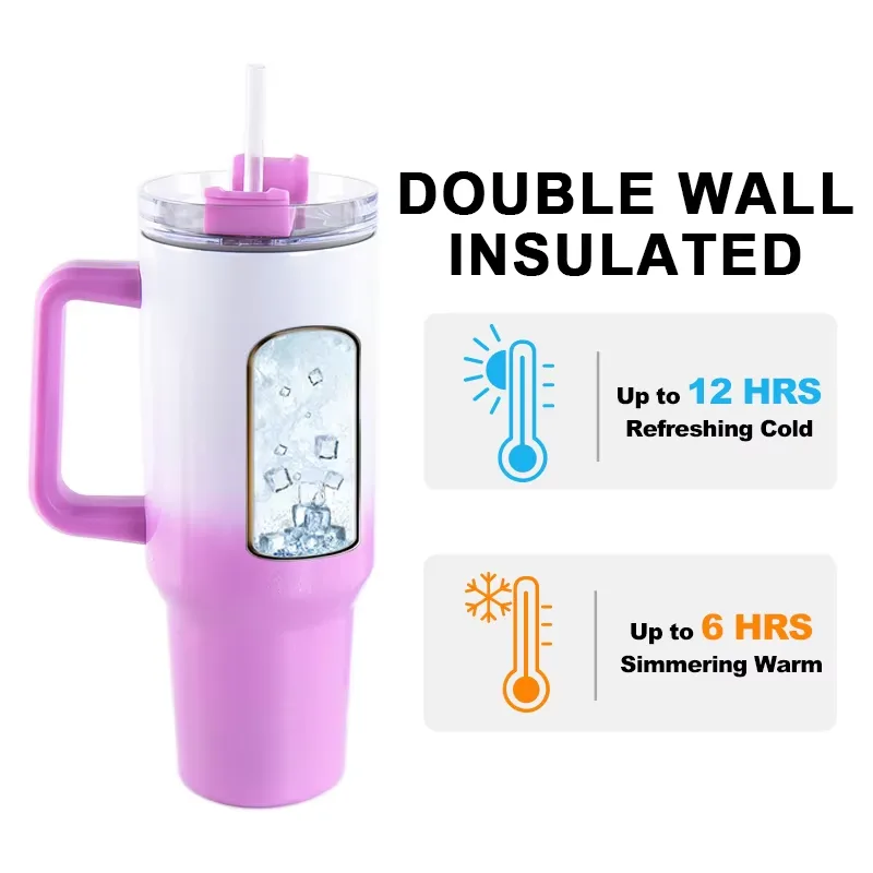 gradient tumbler can keeping drinks cold or hot for hours, so many people like it
