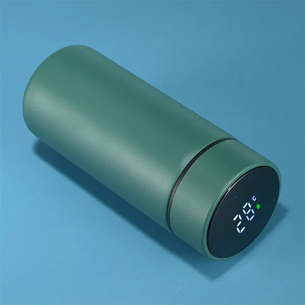 coffee glass tumbler with display lid