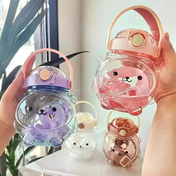 Custom plastic tumbler with logo print
