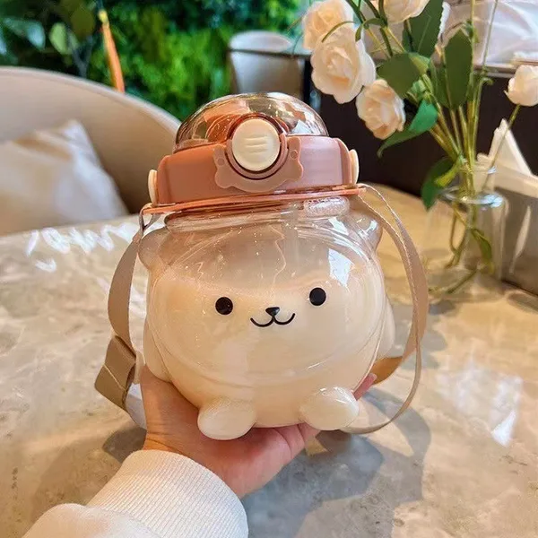 Plastic tumbler used as coffee mug
