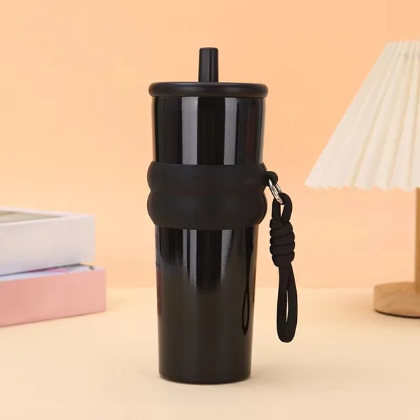 coffee tumbler with splash-proof lid