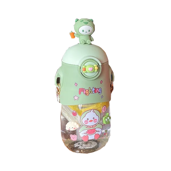 Colorful Portable Travel Tumbler 600ml Water Cup for Kids and Teens