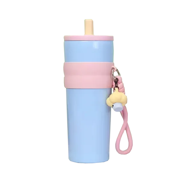 Leakproof 710ml Travel Tumbler Mug with Lid for Coffee, Tea