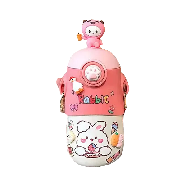 BPA-Free 600ml Tumbler for Cold Drinks with Pastel Design Luxury Cup Gift