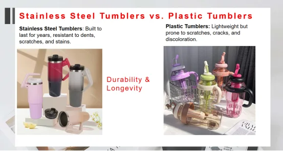 Stainless Steel Tumblers vs. Plastic Tumblers: A Comparative Analysis