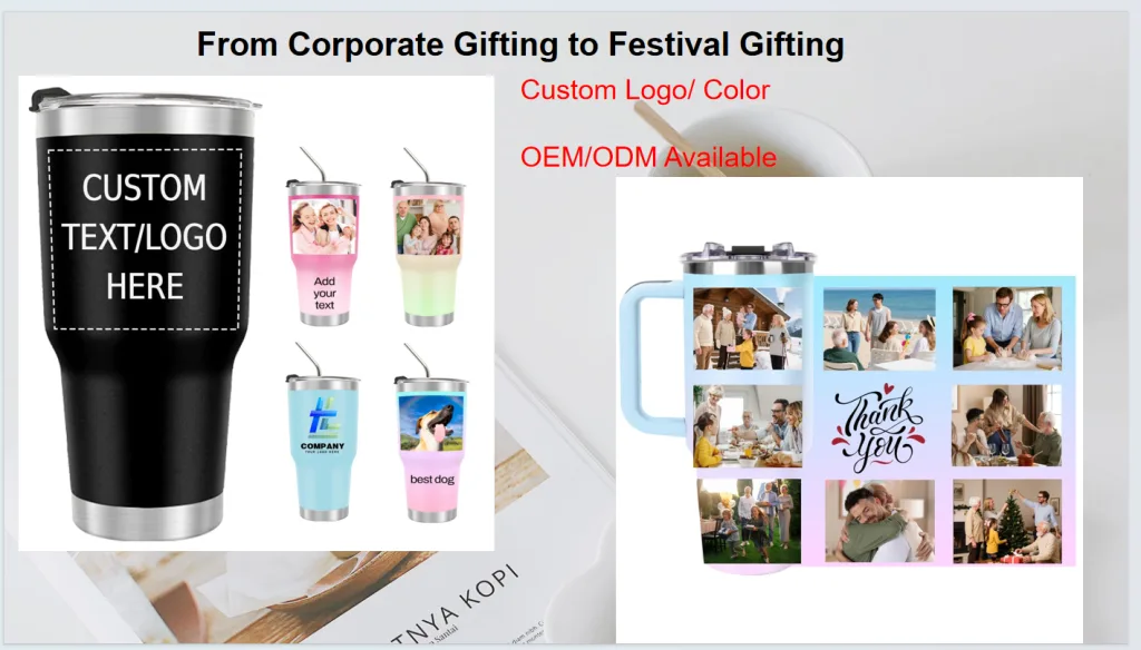 Coolnicetumbler can custom Corporate Gifting and Festival Gifting