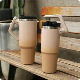 40oz Gradient Tumbler Customizable stainless steel Travel Mug with straw 2