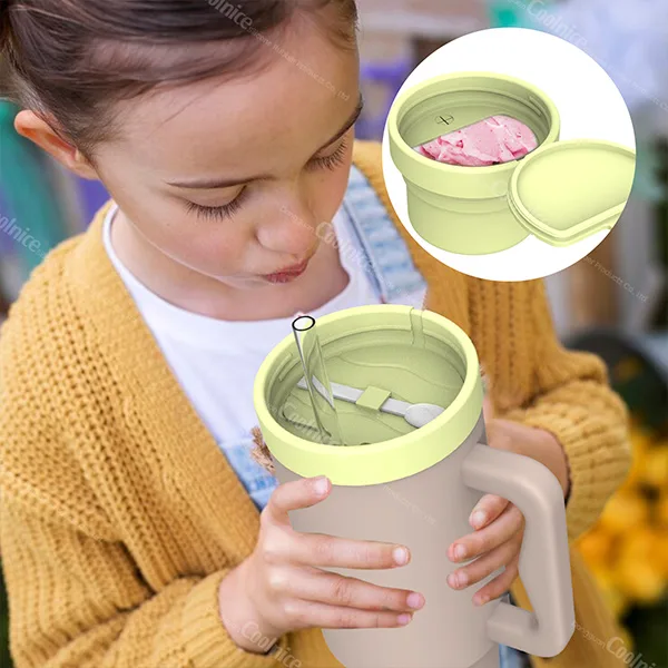 tumbler ice cream cup accessory for drinkware