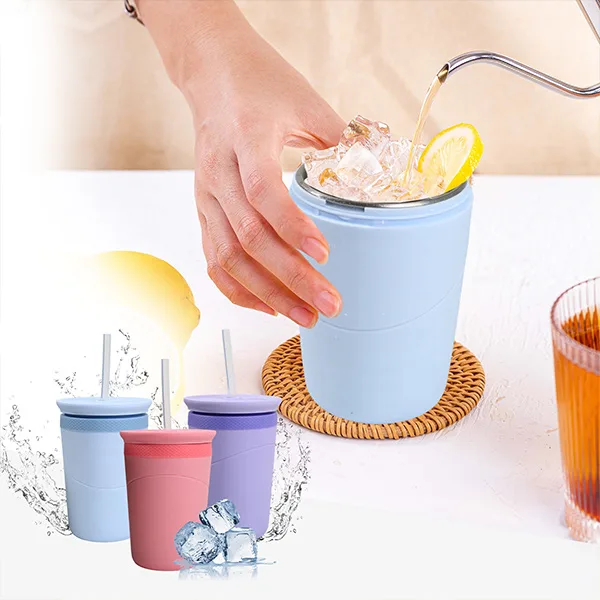 cooling tumbler silicone drink chiller cup