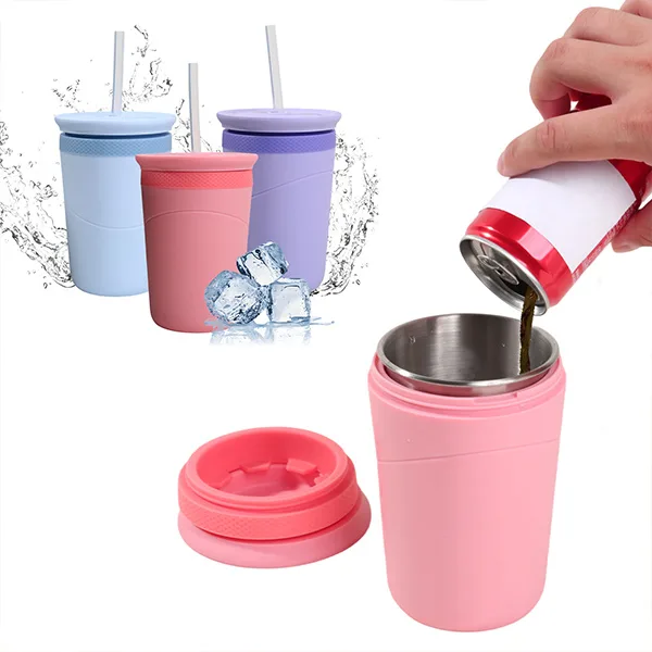 cooling tumbler for beer bottles and soda cans