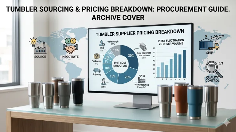 tumbler supplier pricing breakdown procurement guide cover