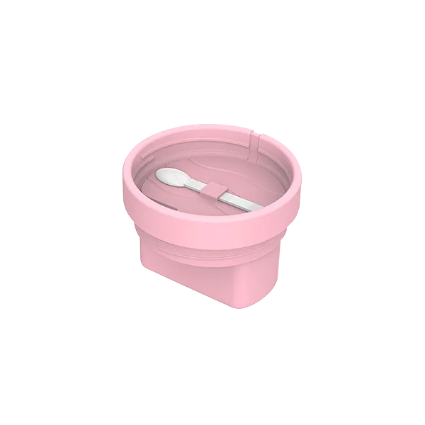 Tumbler Silicone Ice Cream Cup Insert with Spoon Holder
