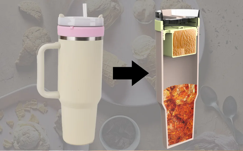 tumbler ice cream cup accessory